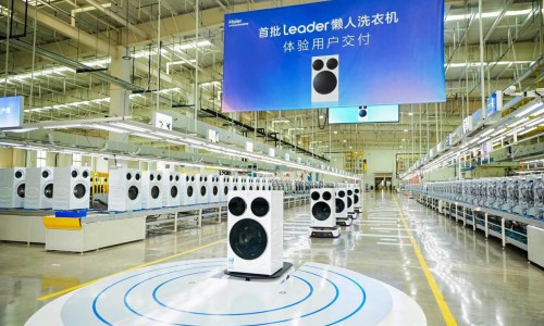 全程0手洗！行业首台Leader懒人洗衣机下线